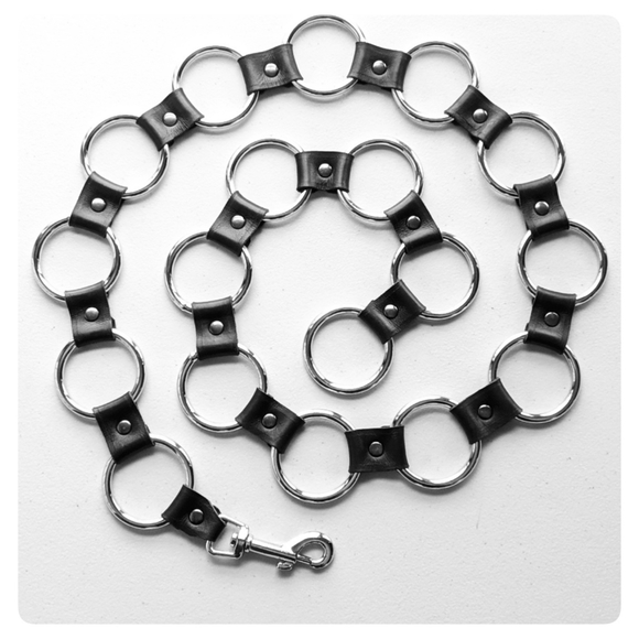 Genuine Leather "O" ring belt  🖤 Custom orders - Picture 2 of 7